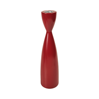 Ljusstake röd  230 mm