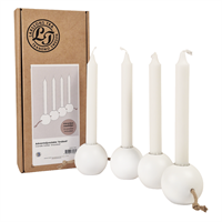 Ljusstake Snöboll, 4 ljus, fp