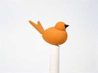 Fågel  till hållare orange