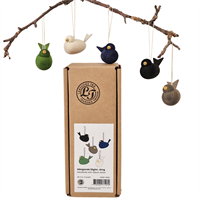 Fågel skog hängande, 5-pack