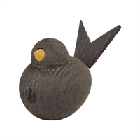 DecoBird large darkgrey