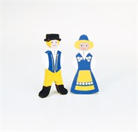 Sverigedocka mor med magnet