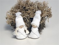 Tomtepojke &#39;Hadar&#39; vit hängande