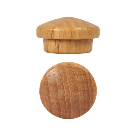 Cover plug beech peg 10mm lacq