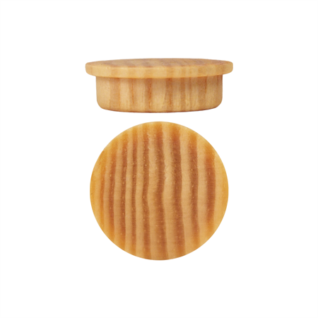 Cover plug pine peg 14 mm lacq