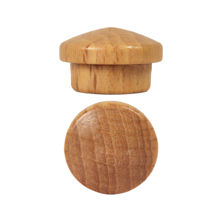 Cover plug beech peg 11mm lacq