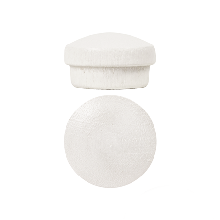 Cover plug birch peg14mm white