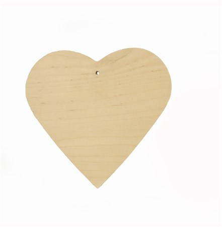 Heart 155 mm with hole.