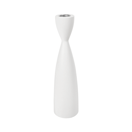 Ljusstake vit  230 mm
