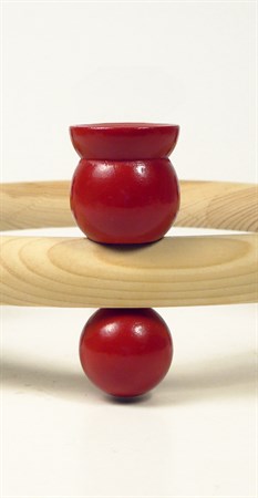 Candlering 230 mm shiny red