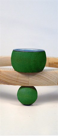 Candlering tealights darkgreen