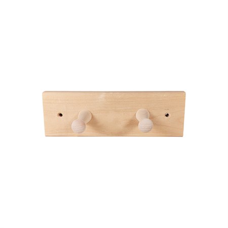 Knob board natural 2 knobs