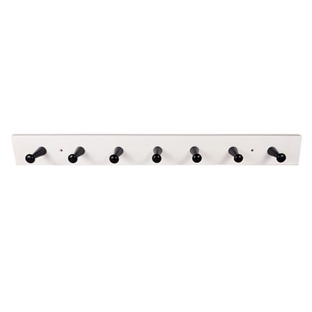 Knob board white black 7 knobs