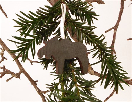 Moose ornament brown