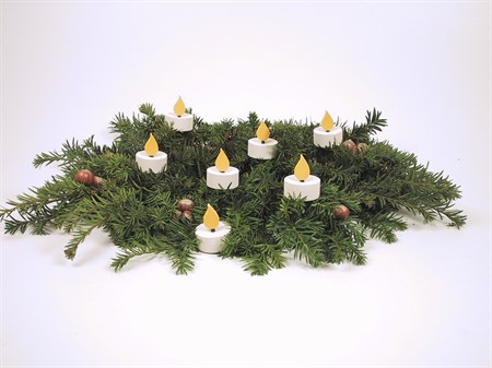 Candle "Tealight", white