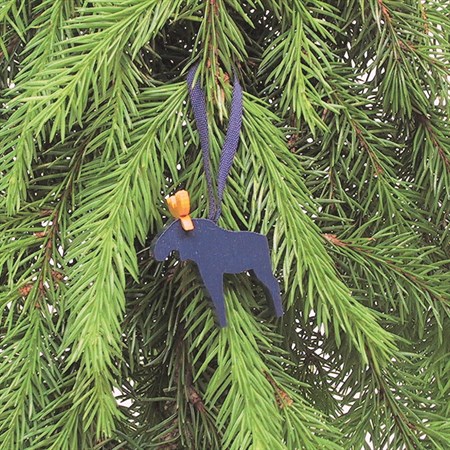 Moose with ribbon blue