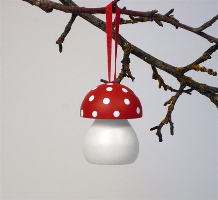 Toadstool ornament