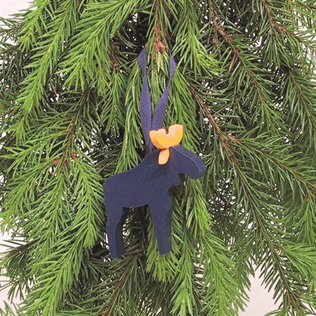 Moose large with ribbon, blue