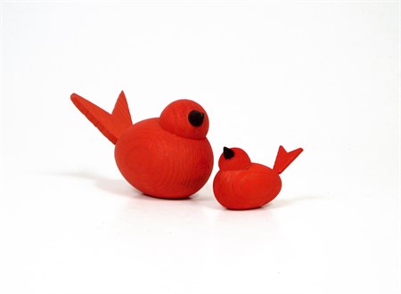 DecoBird large red
