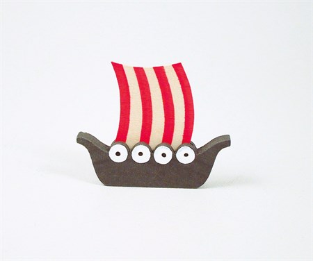 Viking ship with magnet