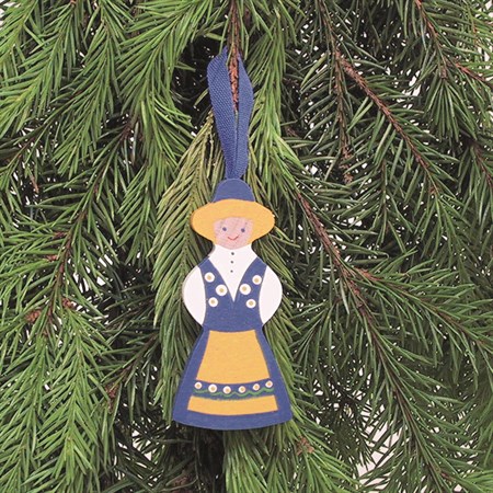 Female doll swedish national costume