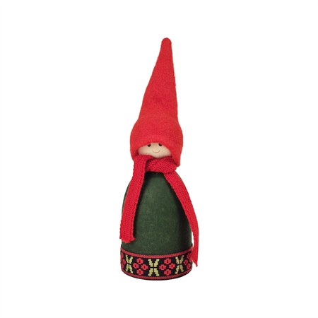 Tomte 'Benny' grön 170 mm - Utgående