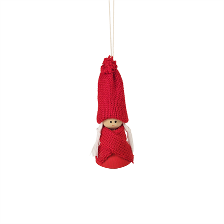 Santa "Hedda" with ribbon red.