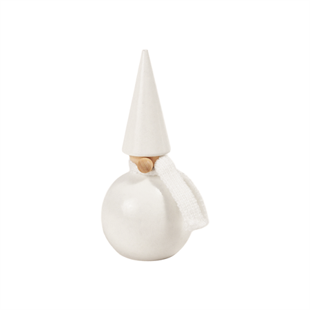 Klot-tomte liten vit