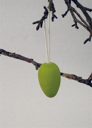 Egg ornament limegreen