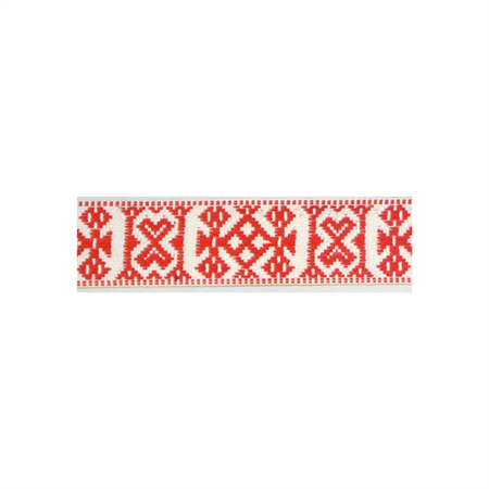 Ribbon 40 mm red/white