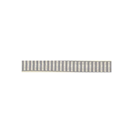 Ribbon 12 mm grey-white