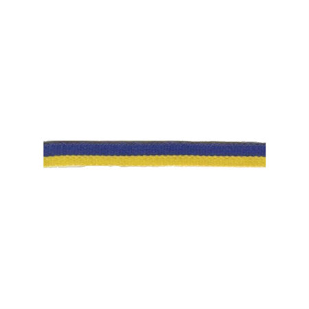 Ribbon 10 mm blue/yellow