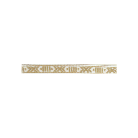 Ribbon 10 mm beige-white