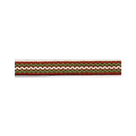 Ribbon 7 mm red-green-white