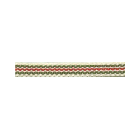 Ribbon 7 mm white/green/red
