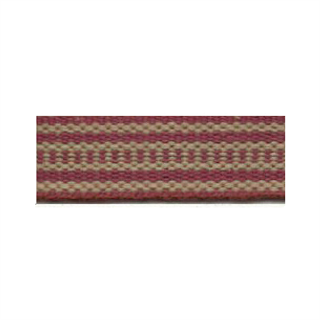 Ribbon 15 mm winered/beige