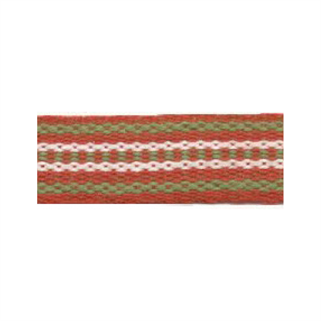 Ribbon 15 mm red/green/white
