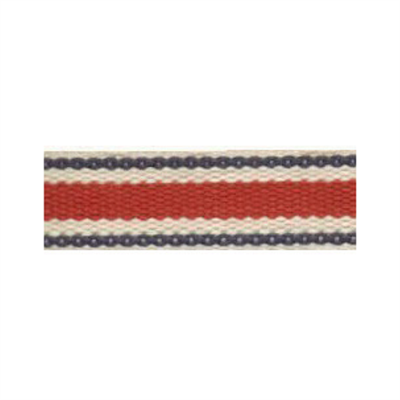 Ribbon 15 mm white/blue/red