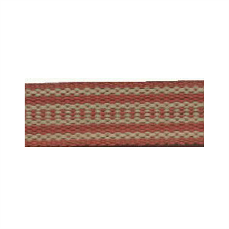 Ribbon 15 mm brown-pink/white