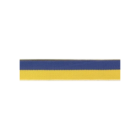 Ribbon 15 mm blue/yellow