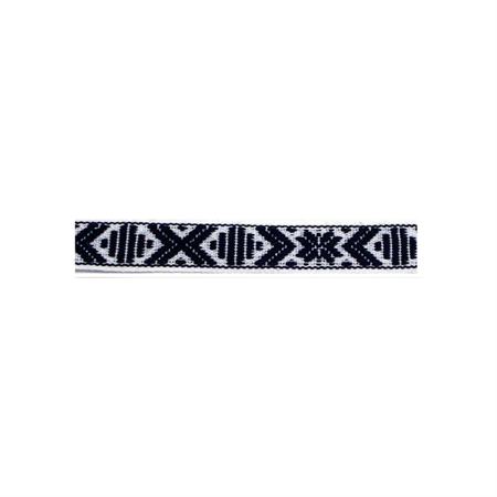 Ribbon 15 mm black-white