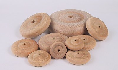 Wheel 25x8 mm. Hole 4 mm