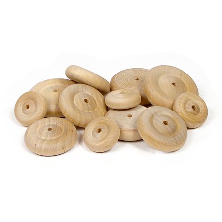 Wheel 25x8 mm. Hole 4 mm